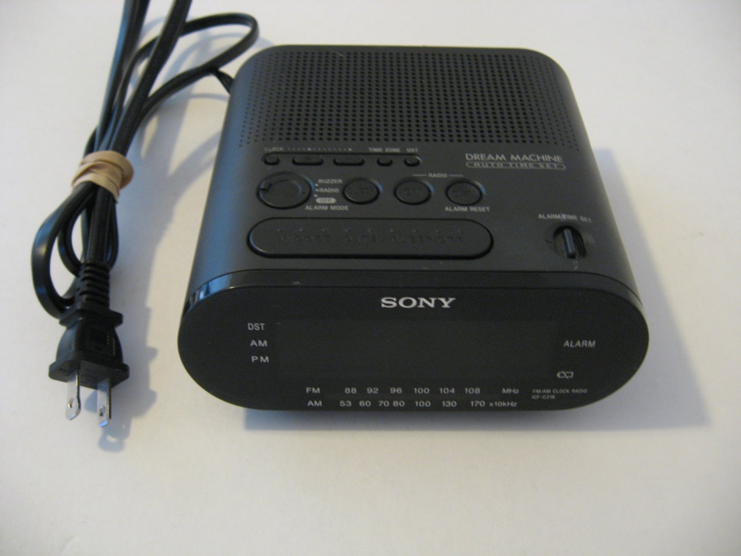 Sony Dream Machine AM/ FM Clock Radio Black