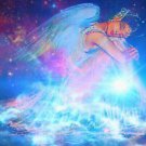 sleeping angel in heaven