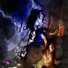 lightning fairy in the forest