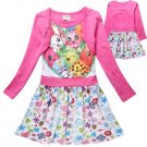 Hotpet Shopkins Girl's Cute Flower Print Dress