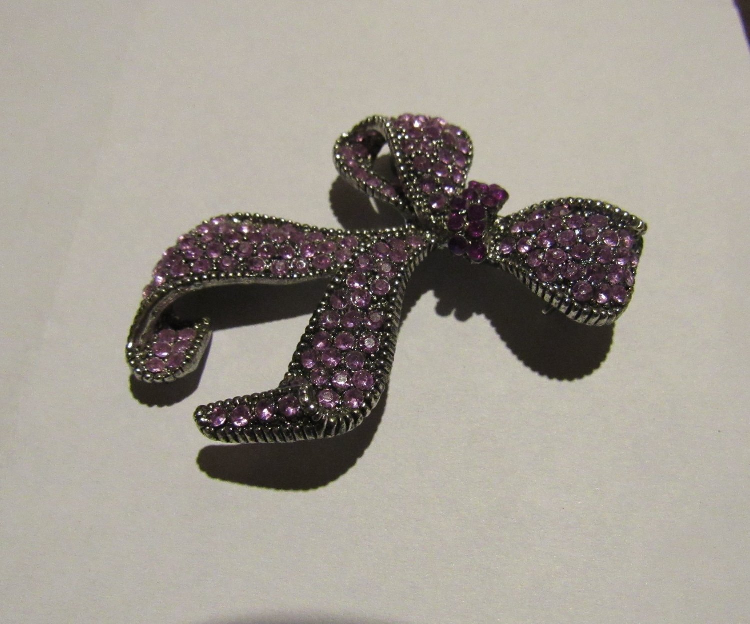 Bow Pin Purple