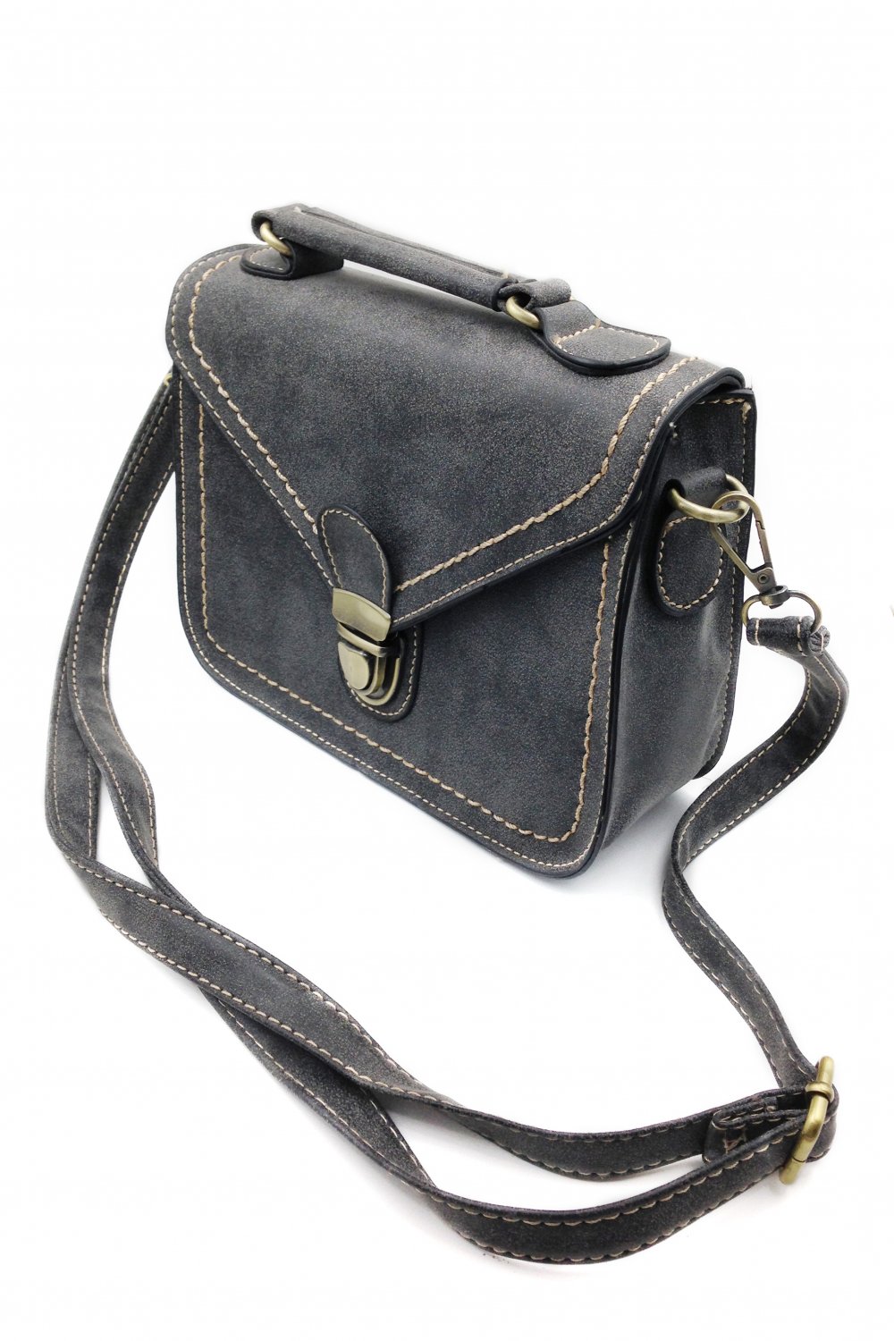 Restore ancient ways small Matted black purse