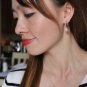 Mini crystal delicate clavicle silver necklace