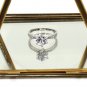 Classic six-claw crystal silver ring
