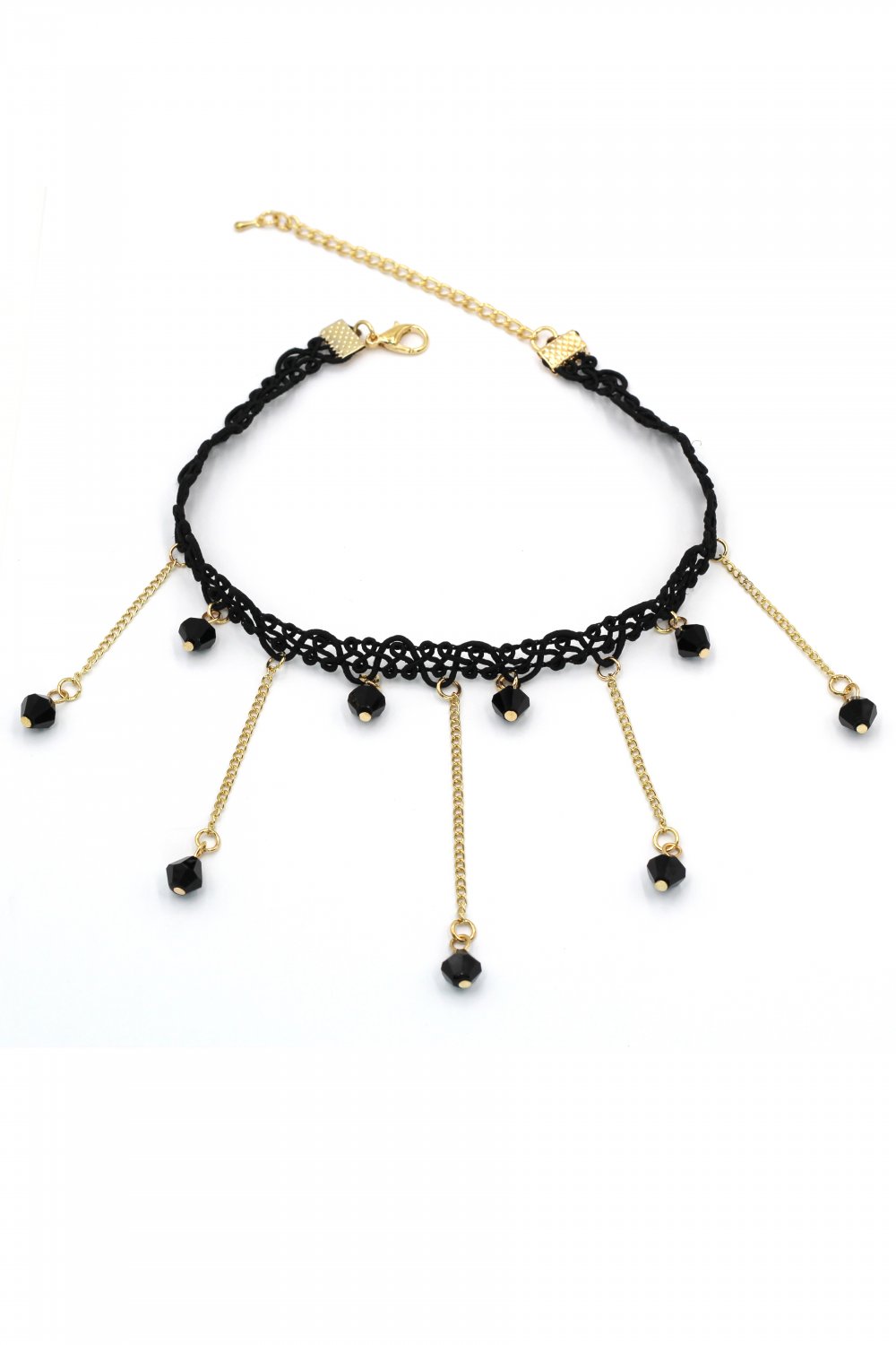 Fashion weave water droplets choker
