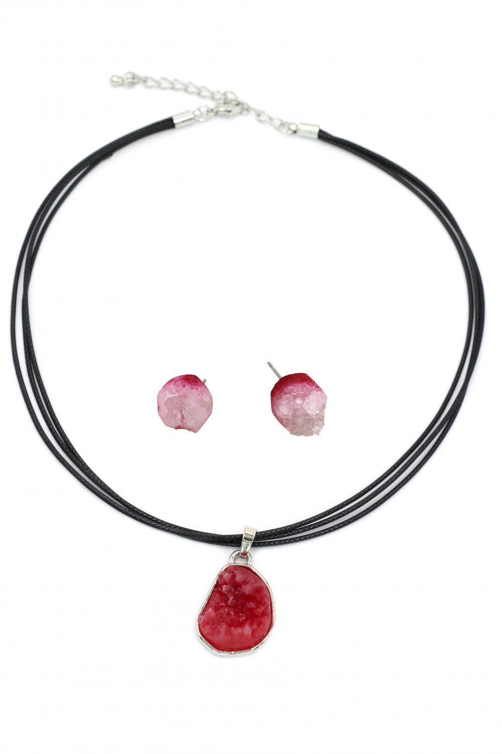 Fashion red crystal original set