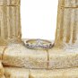 Small crown micro-crystal silver ring