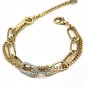Gold Fashion exaggerated thick bracelet