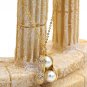 925 gold peanut shape exquisite pearl necklace