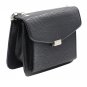 Black small buckle leather purses
