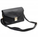 Black envelope leather purse