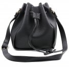 Black fashion buckets leather handbags