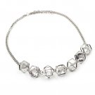 Silver noble fashion crystal necklace