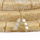 925 gold fashion peanut pearl necklace