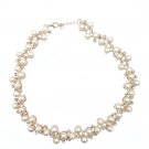 Gold fashion pearls necklace