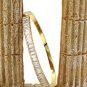 Gold fashion shiny crystal bracelet