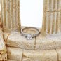 Silver mini marry crystal ring