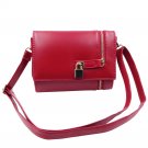 Red small lock handbag