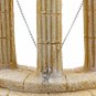 Silver fashion crystal ring pendant necklace