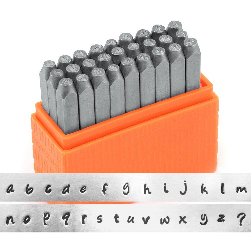 ImpressArt- Basic Bridgette Lowercase Letter Metal Stamp Set