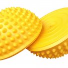 Pair Balance Pods with 1 Pump Domed Hedgehog Style Yellow AppleRound