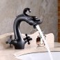 Rozinsanitary Dragon Shape Oil Rubbed Bronze Bathroom Centerest Sink Faucet D...