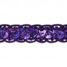 Expo International Sequin Cord Braid Trim 20-Yard Purple