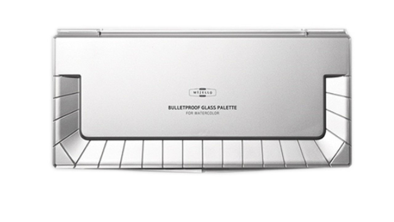 New Mijello Bulletproof Glass Palette for Watercolor 36 Colors
