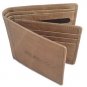 Bilabosca Men's RFID Genuine Soft Leather Security Wallet Brown with zipper