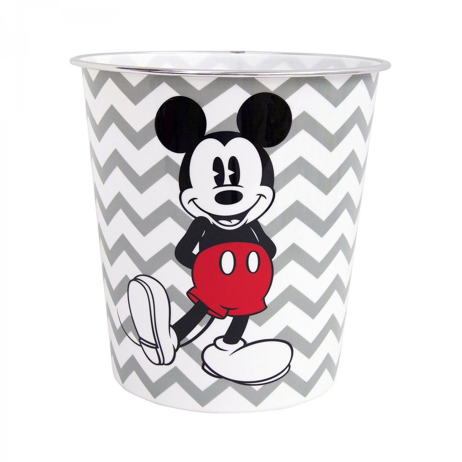 Disney Chevron Mickey Mouse Wastebasket Disney