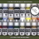 Vallejo Basic USA Colors Paint Set 17ml
