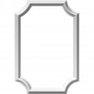 Ekena Millwork PNL16X24AS-02 Ashford Molded Scalloped Picture Frame Panel