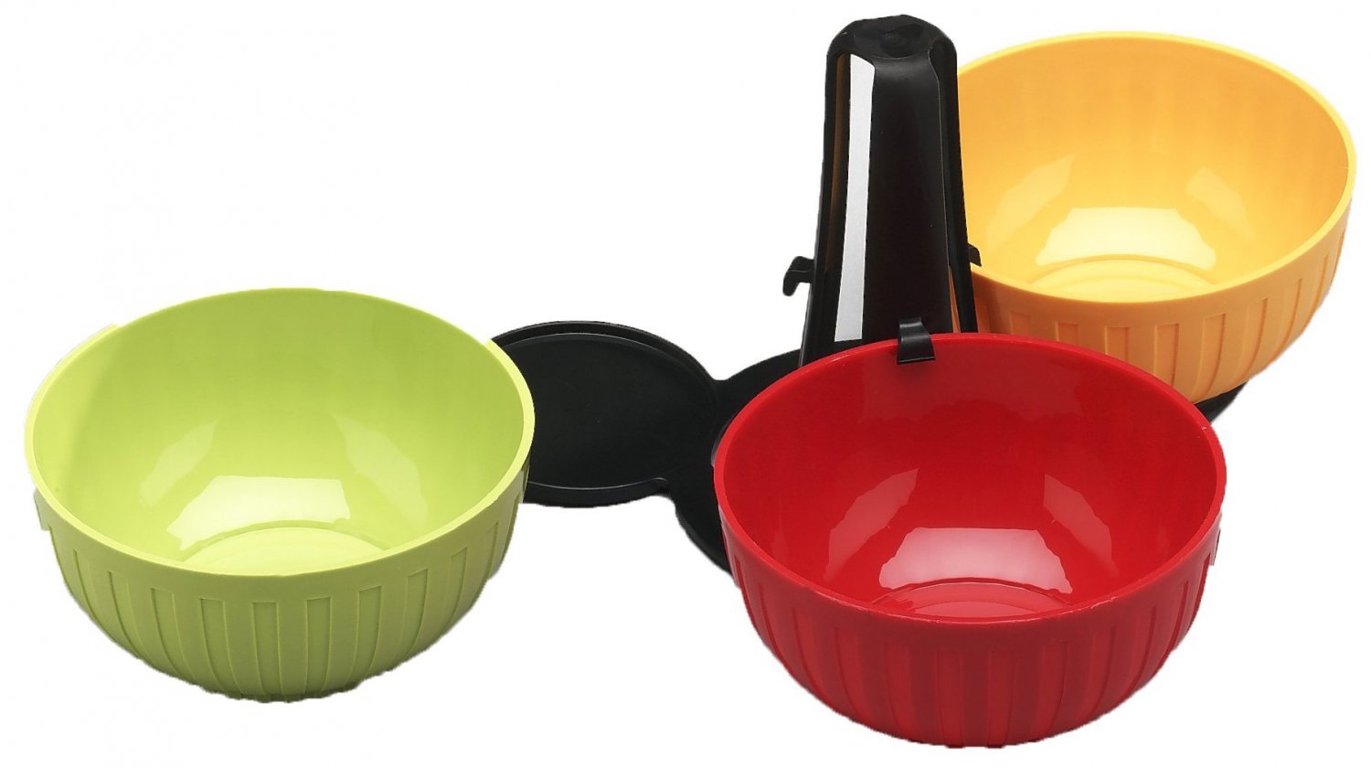 Arrow Plastics Manufacturing C00134 3 Piece Fiesta Server Bowl Multicolor