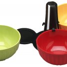 Arrow Plastics Manufacturing C00134 3 Piece Fiesta Server Bowl Multicolor