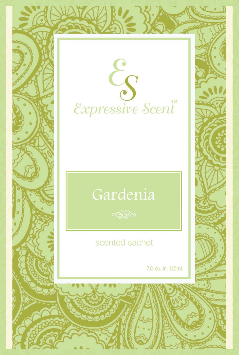 6 Pack Gardenia Large Scented Sachet Envelope By Expressive Scent