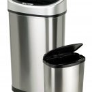 Nine Stars Touchless Automatic Motion Sensor Trash Can Set of 2