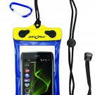 Kwik Tek DP-46 Case for Cellphones GPS and Mp3 - Yellow / Blue Kwik Tek