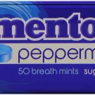 Mentos Sugar-Free Breath Mints Peppermint 1.27 Ounce (Pack of 12)