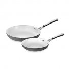 Calphalon Ceramic Nonstick Omelette Pan 8 and 10" Black 8 and 10"