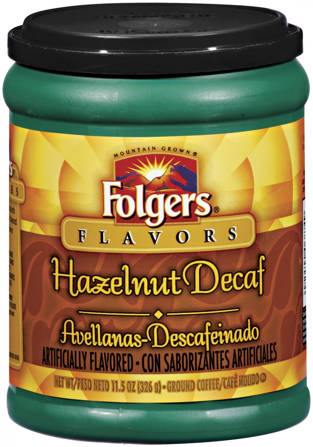 Folgers Hazelnut Decaf Coffee 11.5 Ounce