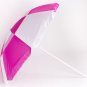 Cloudnine 6 FT Beach umbrella Double Canopy (Pink & White) Lt Purple & White
