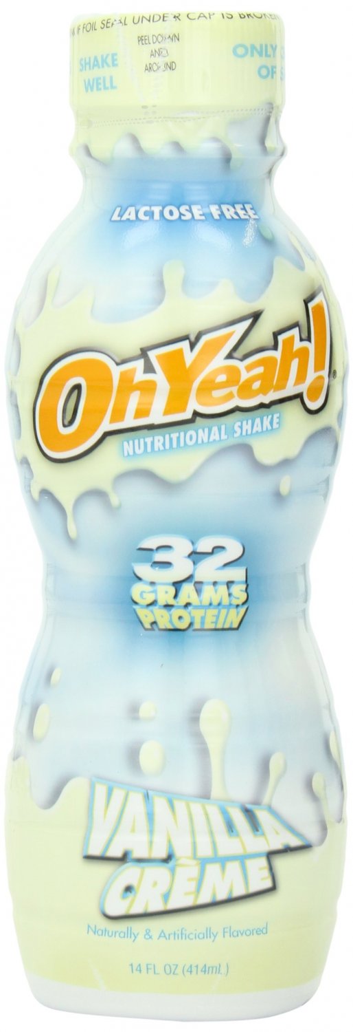 ISS OH YEAH RTD VANILLA Creme 12-Count 14-Ounce Bottles Vanilla_Creme 12 pack