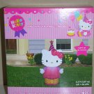 Hello Kitty Birthday Celebration 3.5 Lighted Airblown Inflatable Gemmy