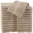 Martex Commercial Wash Cloth Khaki Pack of 24 Martex