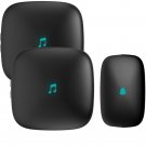 SadoTech ST-FXR-BL Touch Activated Wireless Doorbell with 100-Percent Waterpr...