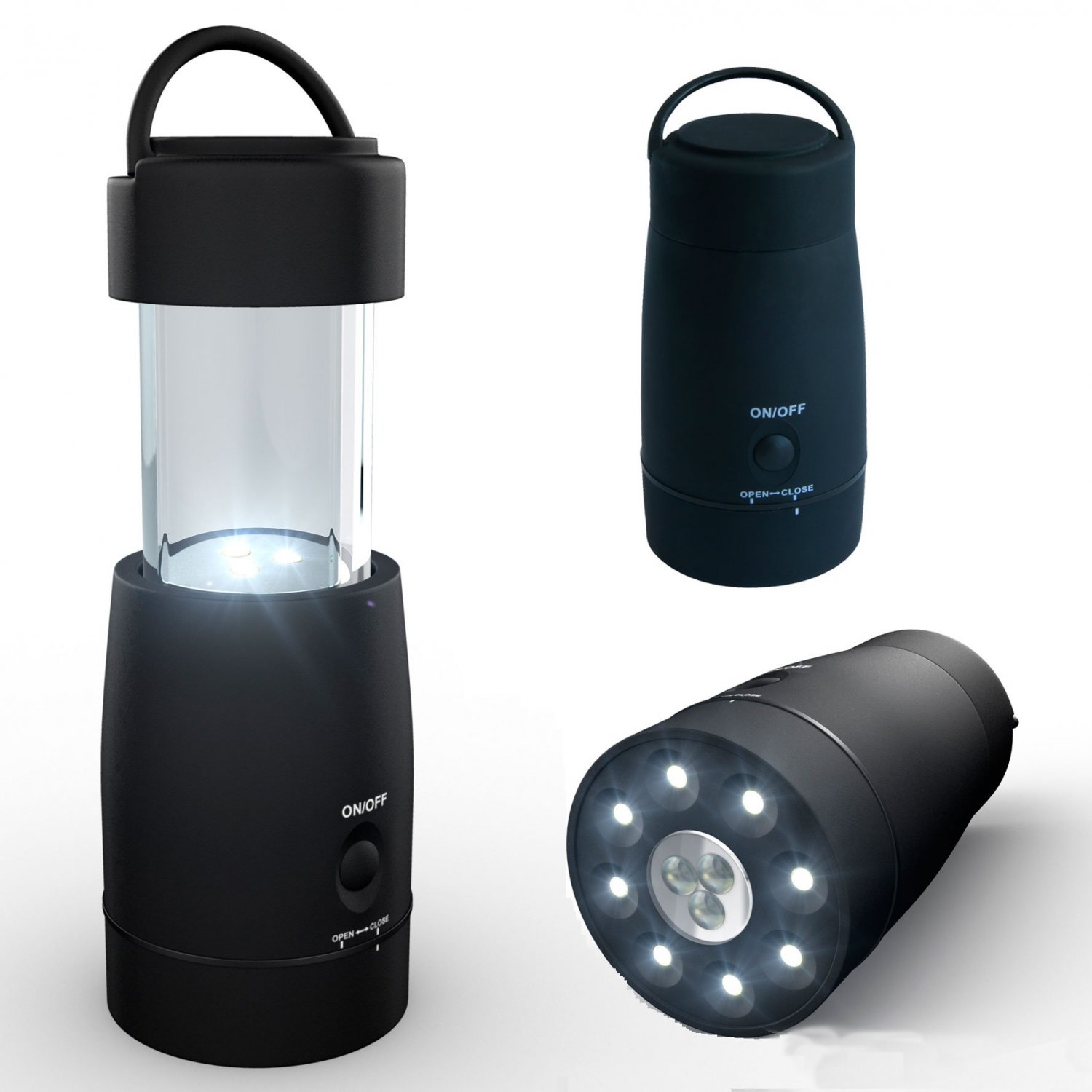 NEW MODEL- Special Ops Compact Multi-function LED Flashlight/Lantern + FREE C...