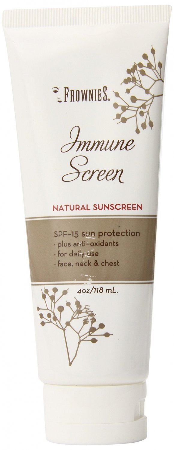 Frownies Immune Screen Sunscreen SPF 15 4 Ounce 118ml/4oz
