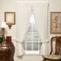 Today's Curtain Versailles Macrame Crushed Window Voile Panel 84-Inch Ecru