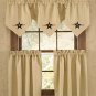 Park Designs Star Vine Lined Triple Point Valance 60 x 20" Park Designs