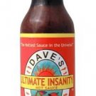 Dave's Gourmet Ultimate Insanity Hot Sauce 5-Ounce Bottles (Pack of 3)